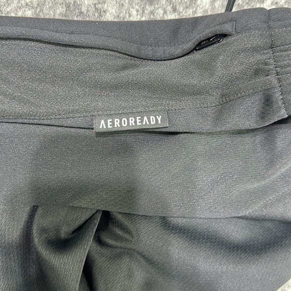 Adidas Aeroready Women’s Joggers Size Small Black Zip Ankle - Picture 9 of 9